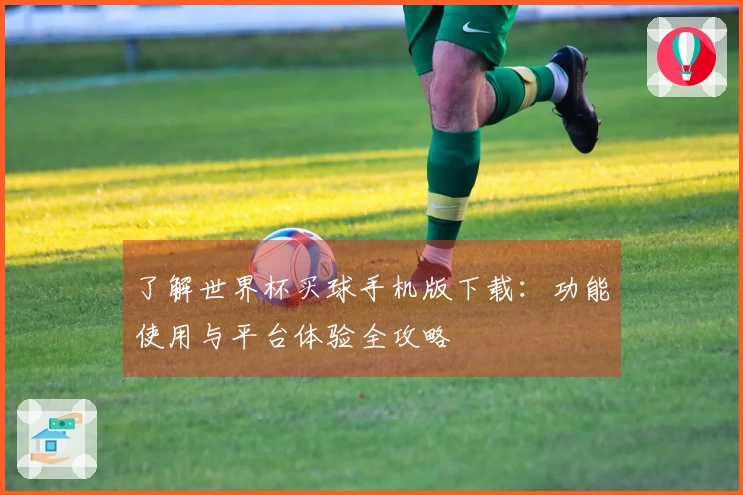 了解世界杯买球手机版下载:功能使用与平台体验全攻略